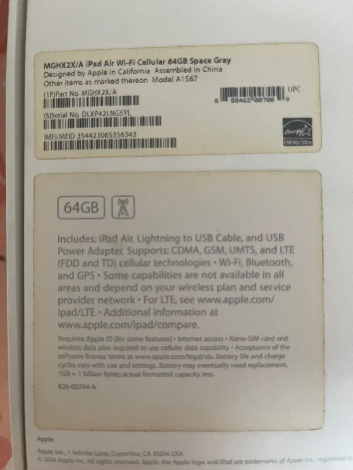 ipad Air2 4G 64G - ایپد ایر ۲ سیم کارت خور ۶۴ گیگ|تبلت|تهران, تجریش|دیوار