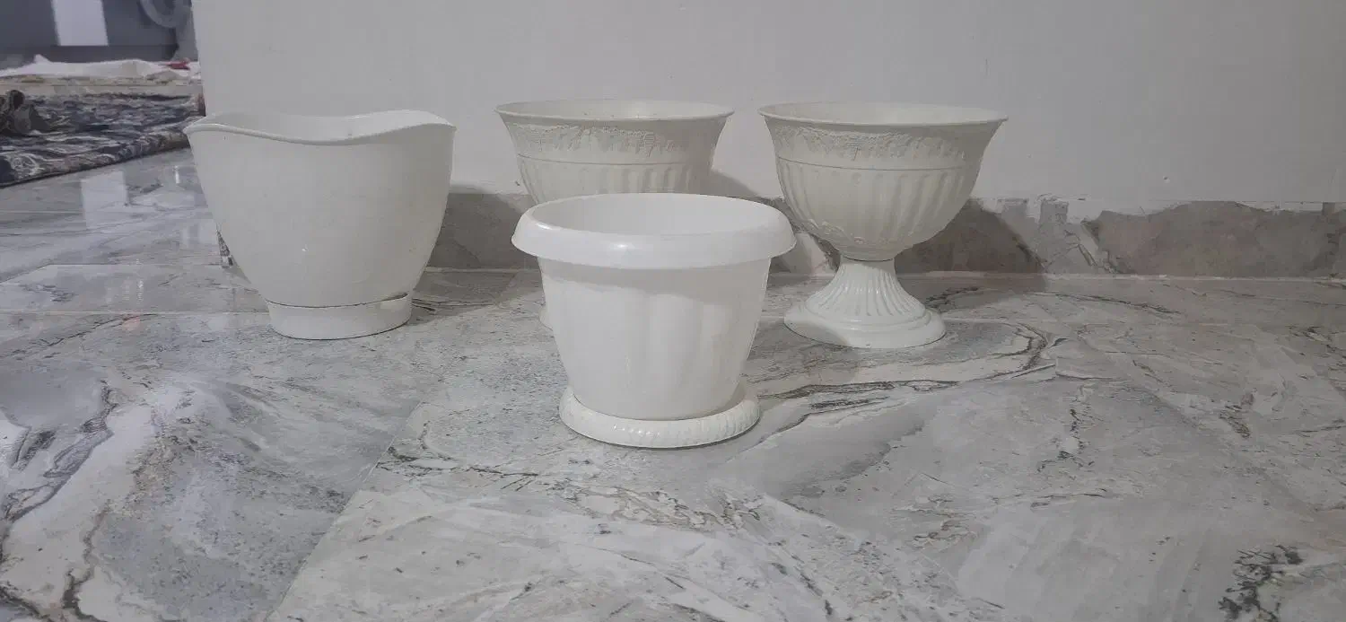 گلدان پلاستیکی گل طبیعی|گل و گیاه طبیعی|رباط‌کریم, نصیرشهر|دیوار