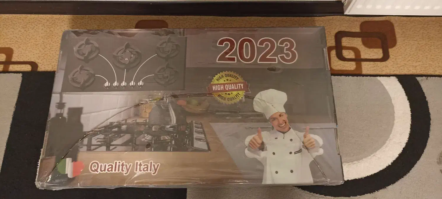 گاز صفحه ای 5 شعله کوکر (تحت لیسانس ایتالیا)|اجاق گاز و لوازم برقی پختوپز|شاهینشهر, فدک|دیوار