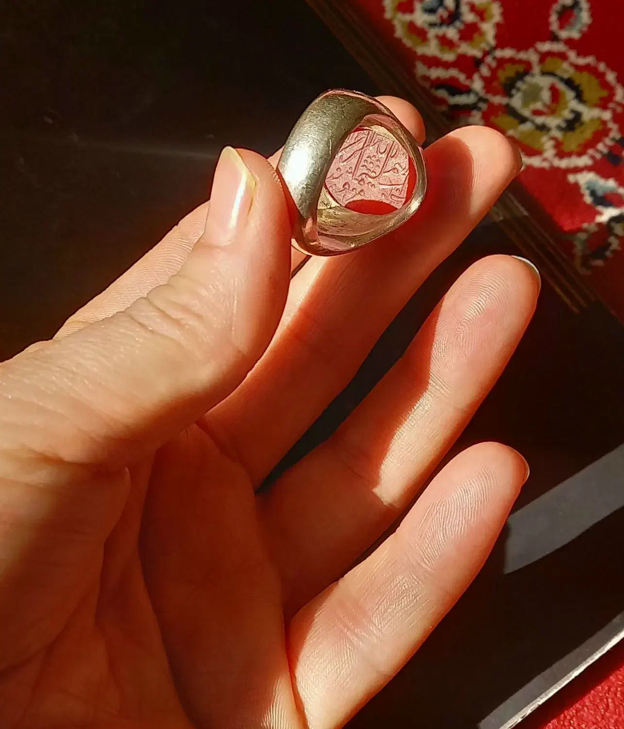 انگشتر عقیق|کلکسیون اشیاء عتیقه|تهران, ازگل|دیوار