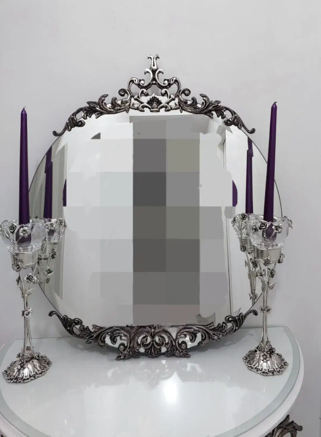 آینه کنسول شمعدان|بوفه، ویترین، کنسول|چابکسر, |دیوار