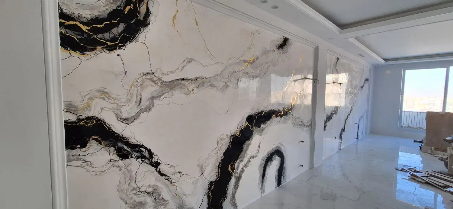 سنگ اسلب مصنوعی (طرح سنگ استوکو)|خدمات پیشه و مهارت|مشهد, ایمان|دیوار