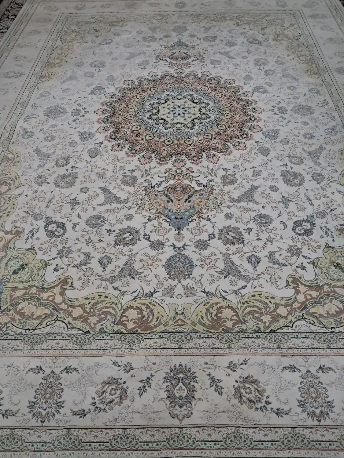 یک جفت فرش 12متری 1200شانه یلدای کویر کاشان|فرش|ورامین, شهرک مدرس|دیوار