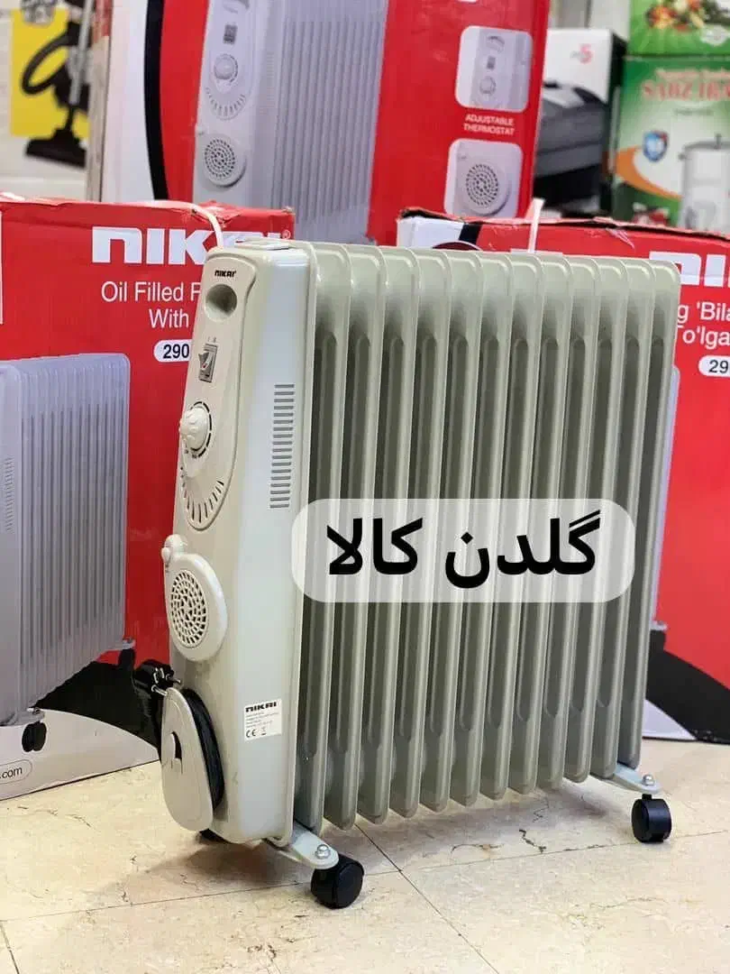 شوفاژ برقی ۱۳پره نیکایی/بخاری برقی/رادیاتور روغنی|آبگرمکن، پکیج، شوفاژ|تهران, امین حضور|دیوار