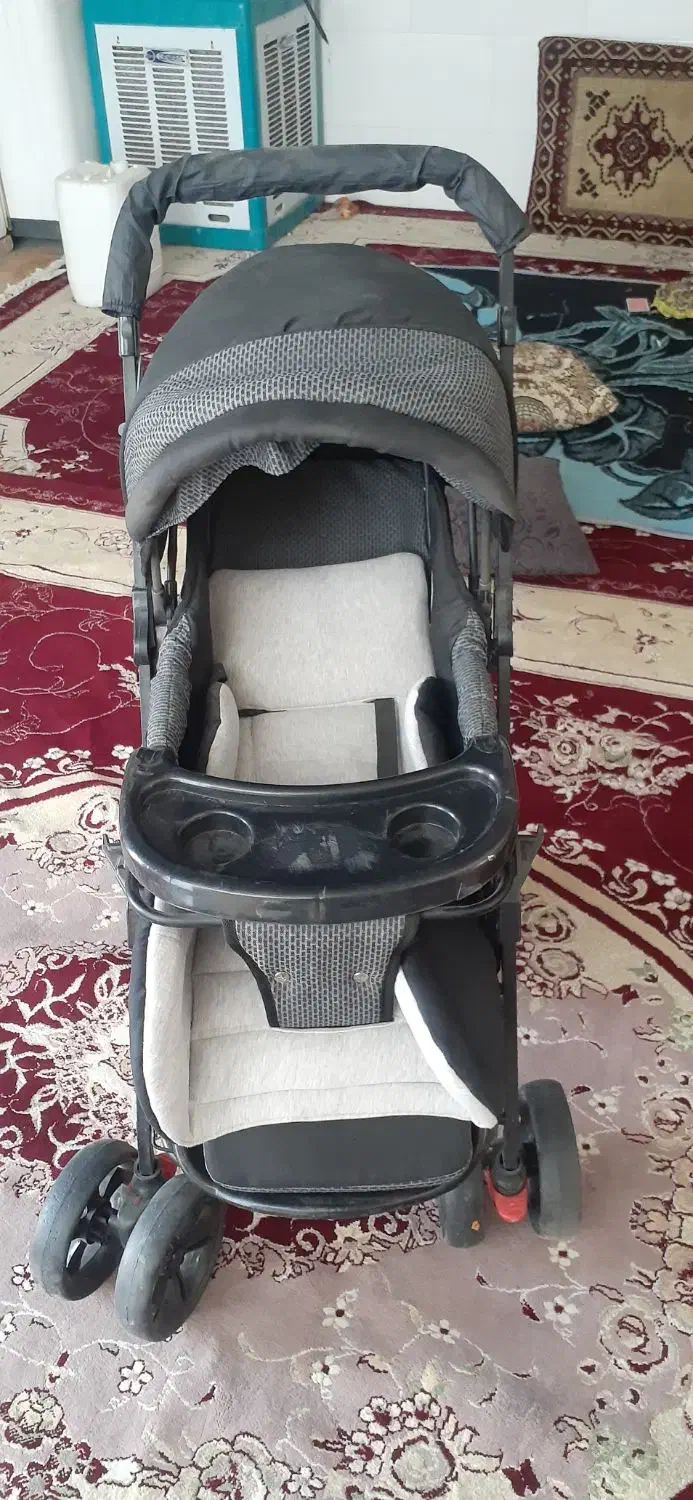 کالسکه بچه درحدنو کاملاسالم|کالسکه و لوازم جانبی|نهاوند, |دیوار