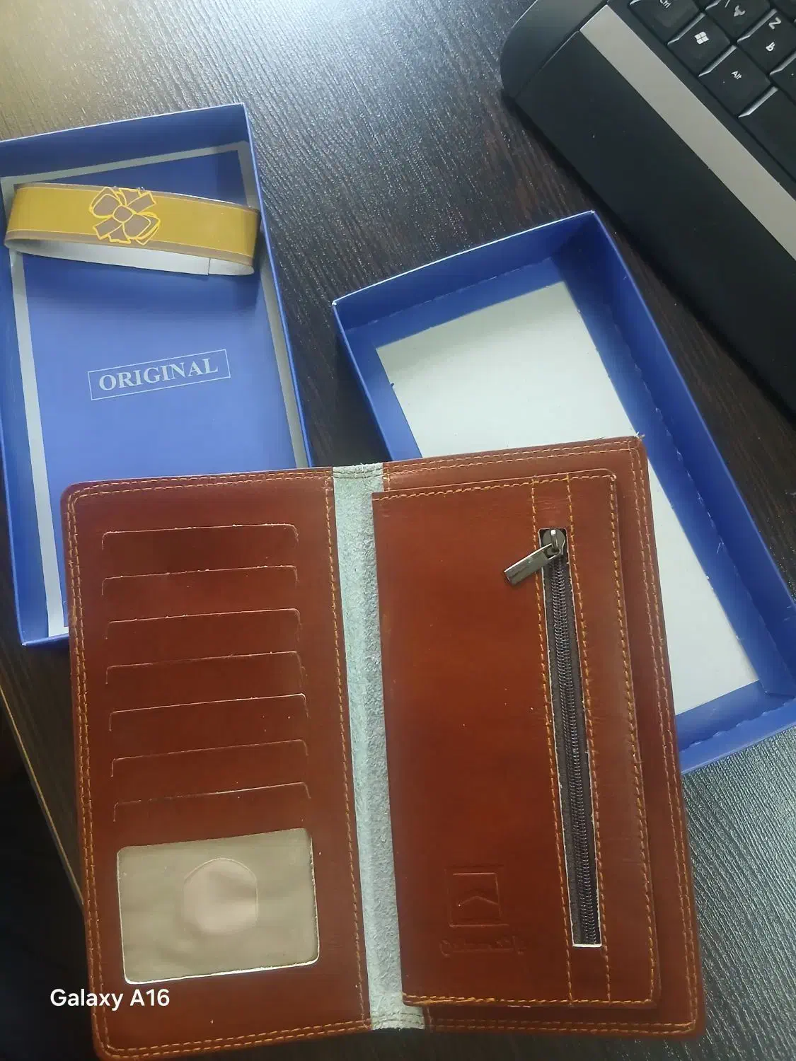 کیف پول چرم اصل سفارشی بانک مسکن|کیف، کفش، کمربند|زنجان, |دیوار