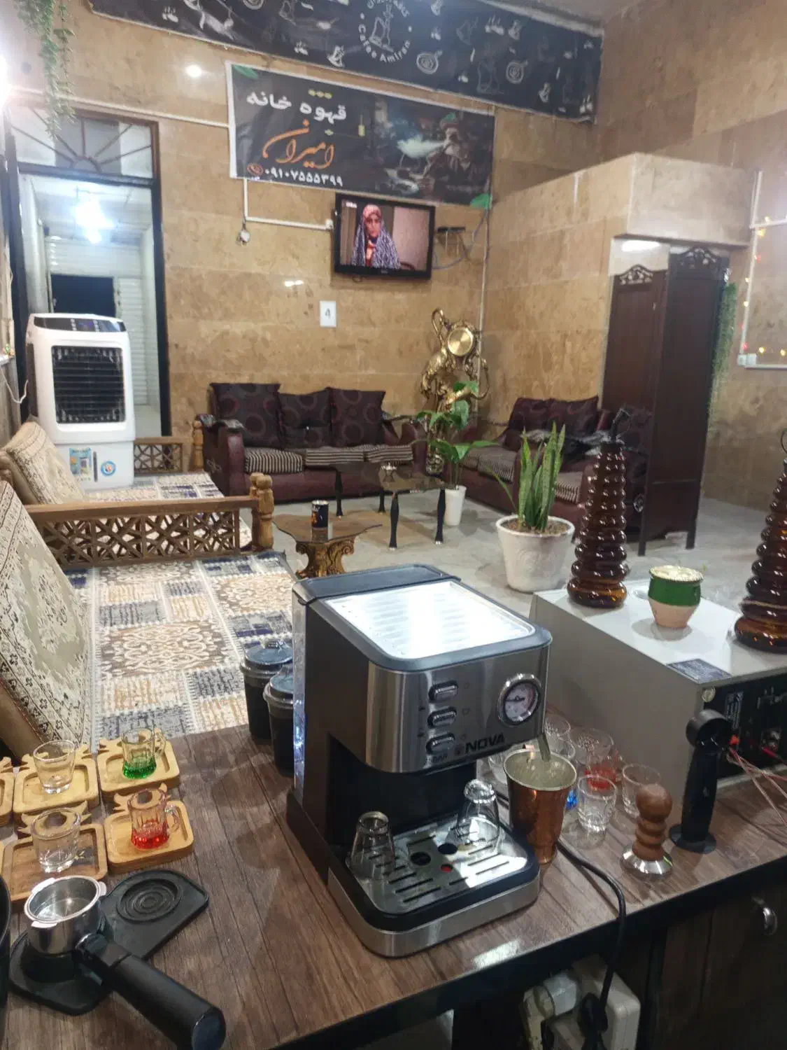 واگذاری قهوه خانه|اجارهٔ مغازه و غرفه|قم, خداکرم|دیوار