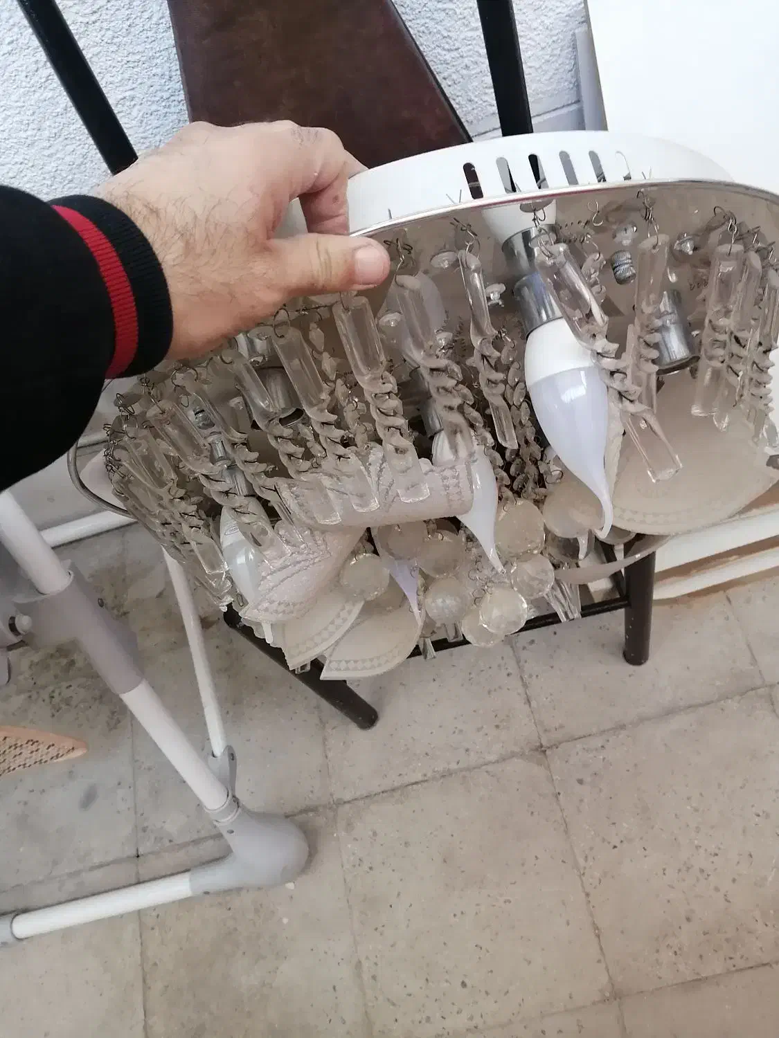 لوستر کریستال|لوستر و چراغ آویز|محمدیه-قزوین, |دیوار