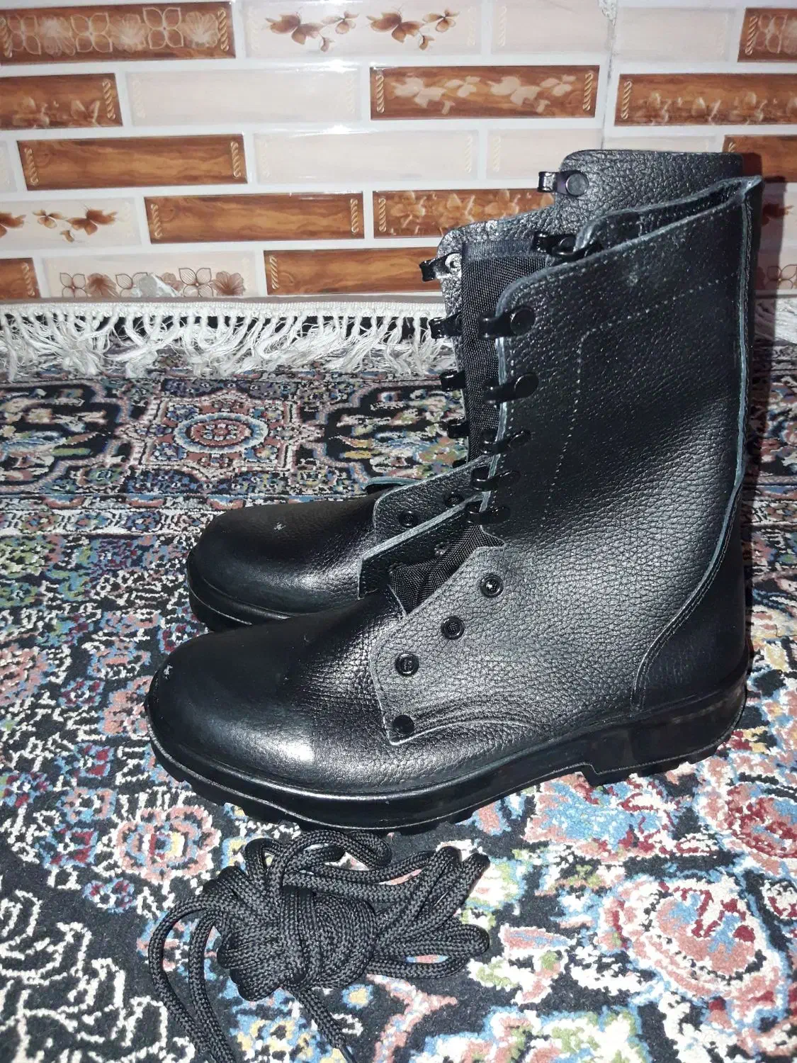 کفش سربازی نو نو یک بار هم پوشیده نشده سایز ۴۱|کیف، کفش، کمربند|اهواز, کارون|دیوار