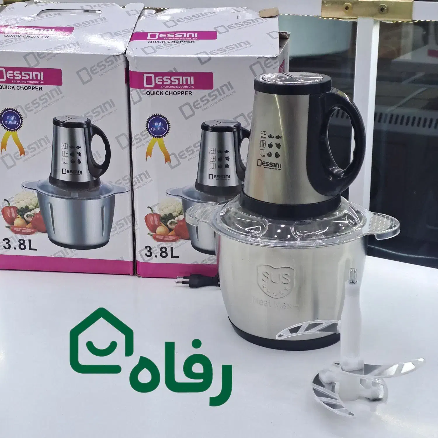 خردکن کاسه استیل دسینی ۸۰۰ وات موتور سنگین +ارسال|خردکن، آسیاب، غذاساز|مشهد, شهید آوینی|دیوار