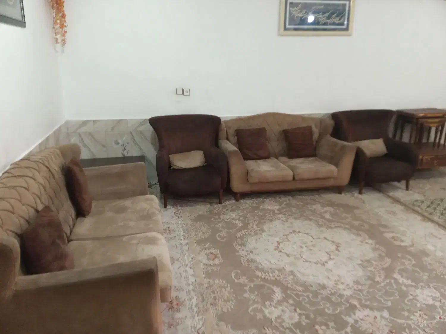 مبل درحد نو ۷نفره|مبلمان خانگی و میز عسلی|اندیمشک, |دیوار