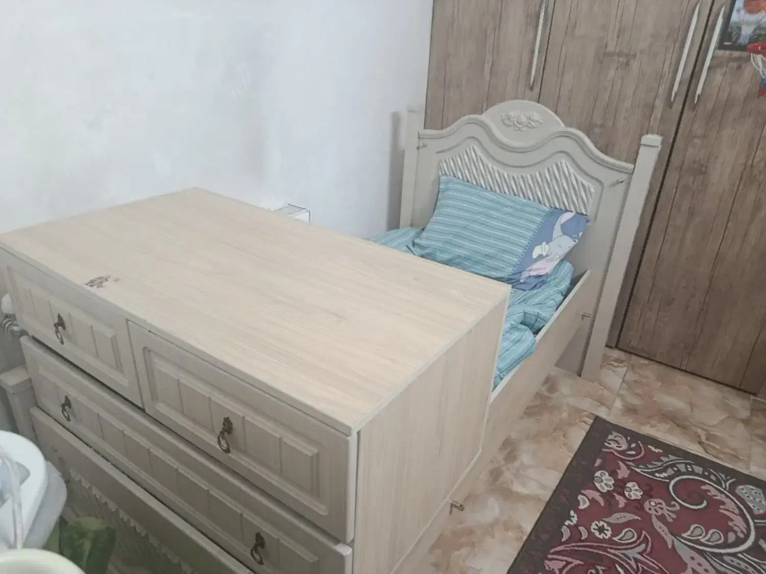 سرویس خواب نوزاد و نوجوان اسپرت|تخت و سرویس خواب|اصفهان, زاجان|دیوار