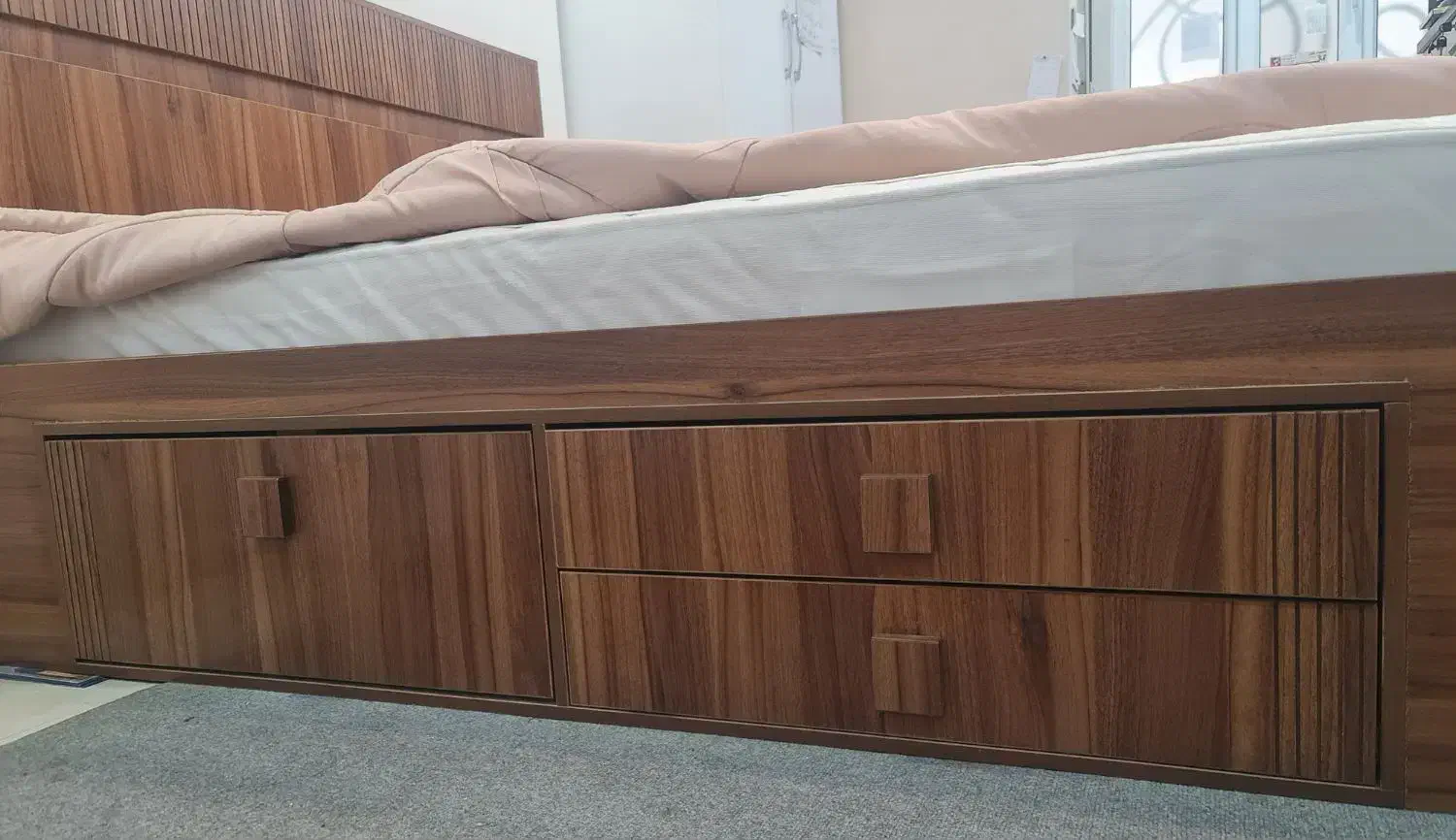 تخت ۲ نفر چوبی مدل اسکار|تخت و سرویس خواب|اهواز, کوی پیروزی|دیوار