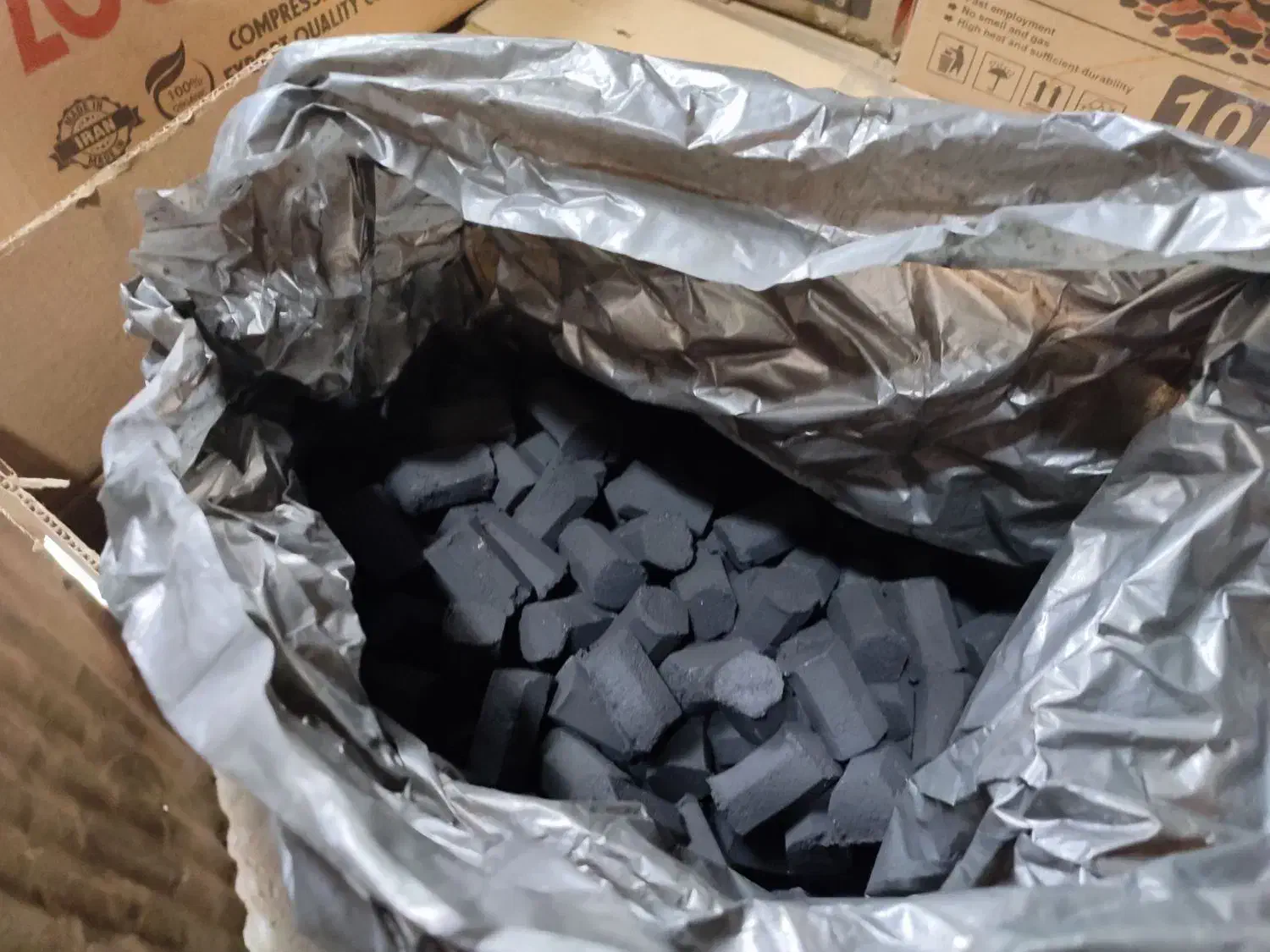 زغالی فشرده با کیفیت صادراتی|عمده‌فروشی|ماهدشت, |دیوار