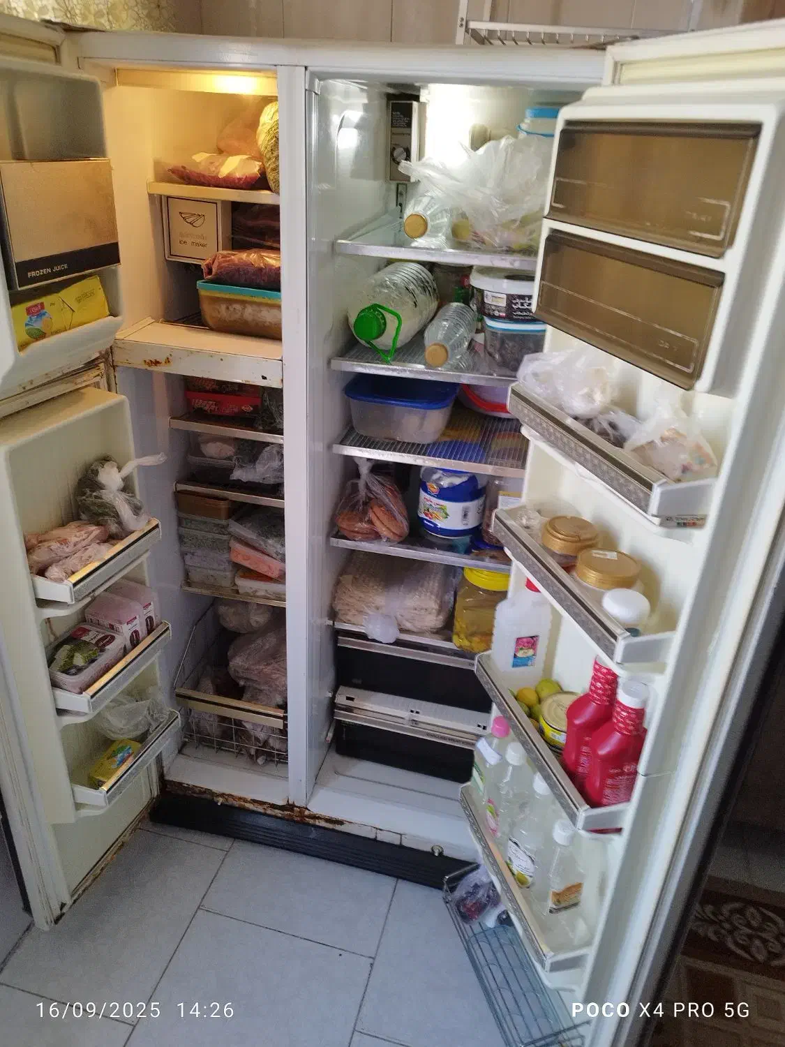 یخچال ساید آمریکایی|یخچال و فریزر|محمدشهر, کوی بهار|دیوار