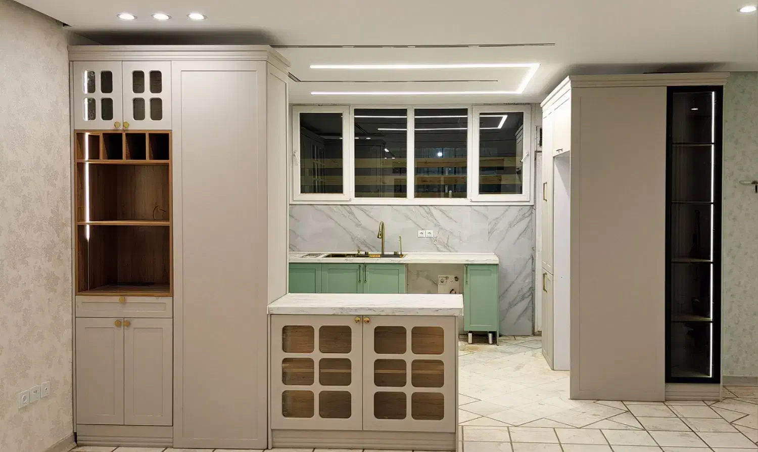 کابینت نئوکلاسیک روکش کره|مصالح و تجهیزات ساختمان|تهران, ائمه اطهار|دیوار