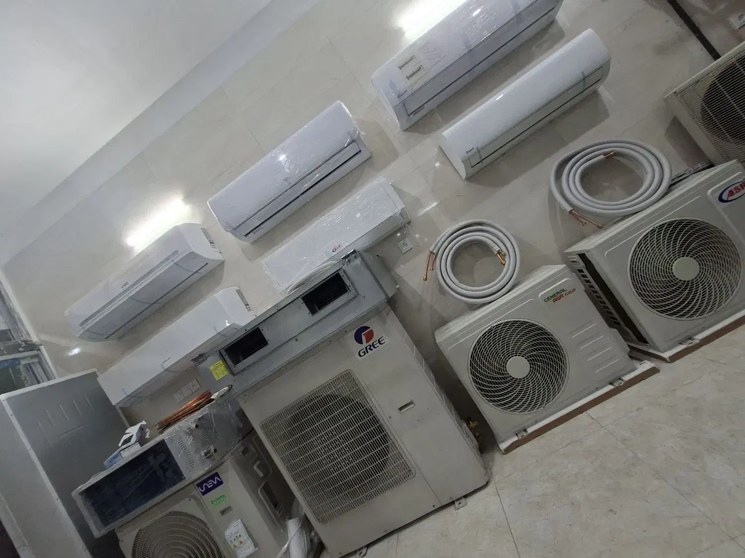 فروش کولر گازی داکت اسپیلت اقساطی بدون سود|کولر گازی و فن‌کوئل|ورامین, ریحان آباد|دیوار