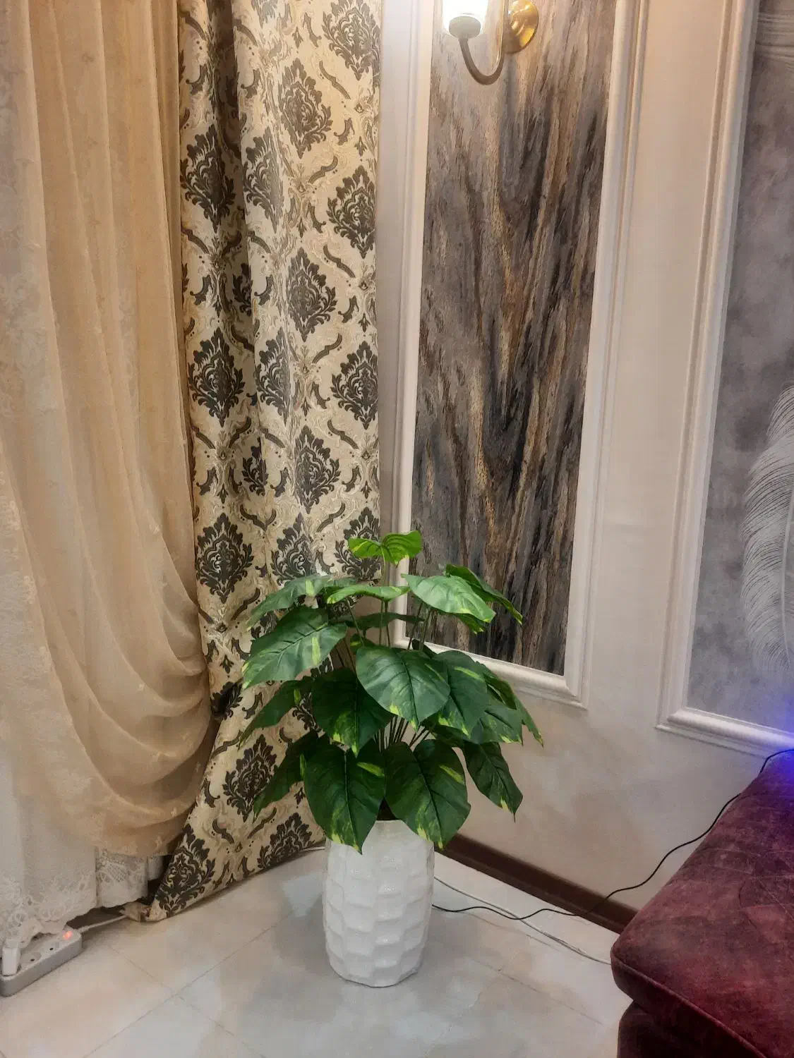 درختچه مصنوعی|گل مصنوعی|گلبهار, شهر جدید گلبهار|دیوار