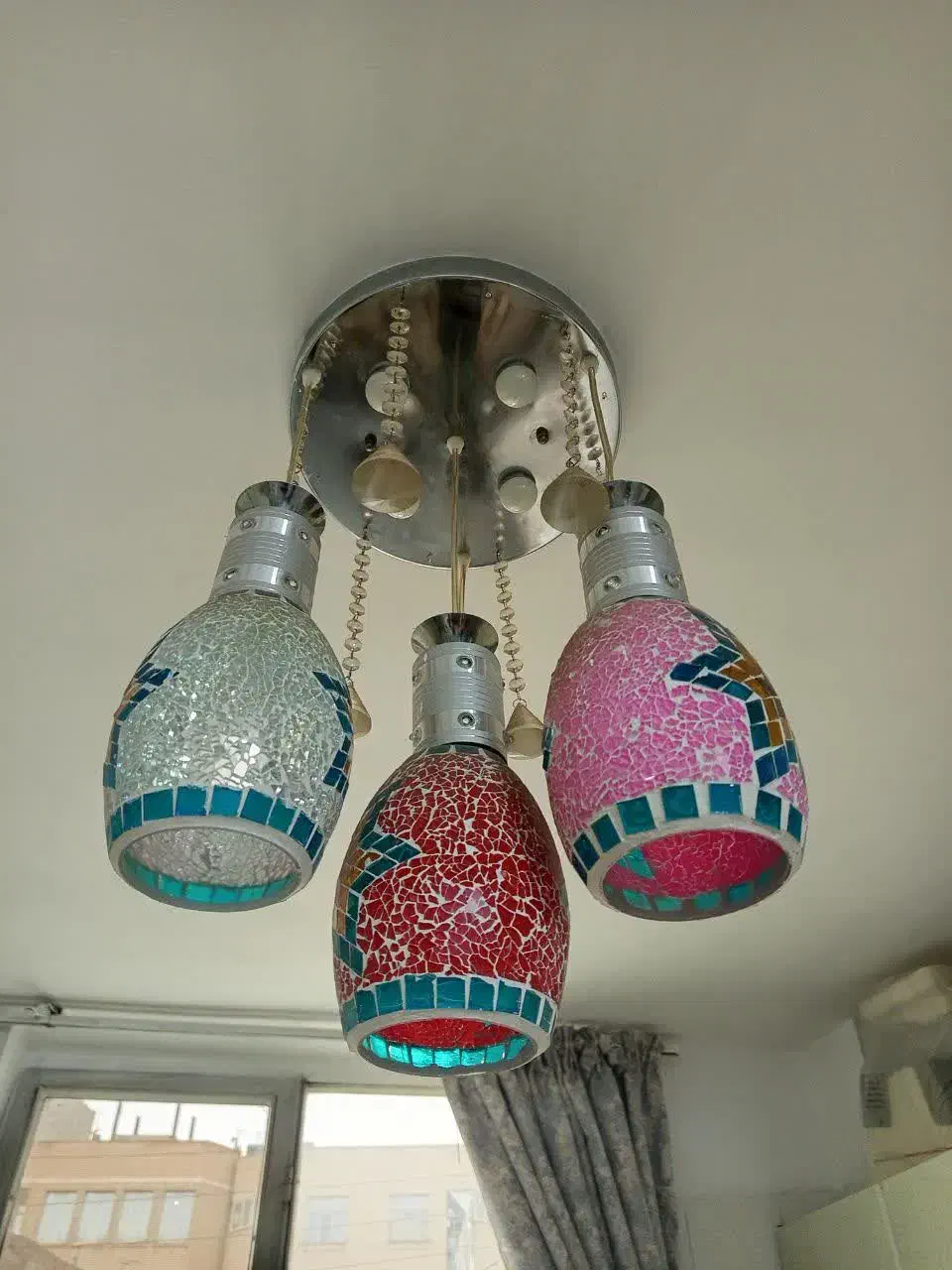 لوستر|لوستر و چراغ آویز|سمنان, |دیوار