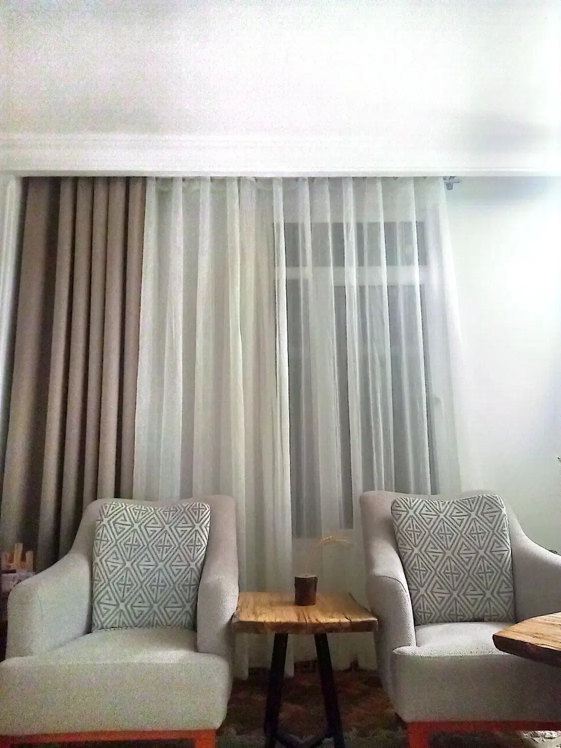 والون پرده پانچ ۲ عدد|پرده، رانر، رومیزی|هشتگرد, فاز ۱ مهستان|دیوار