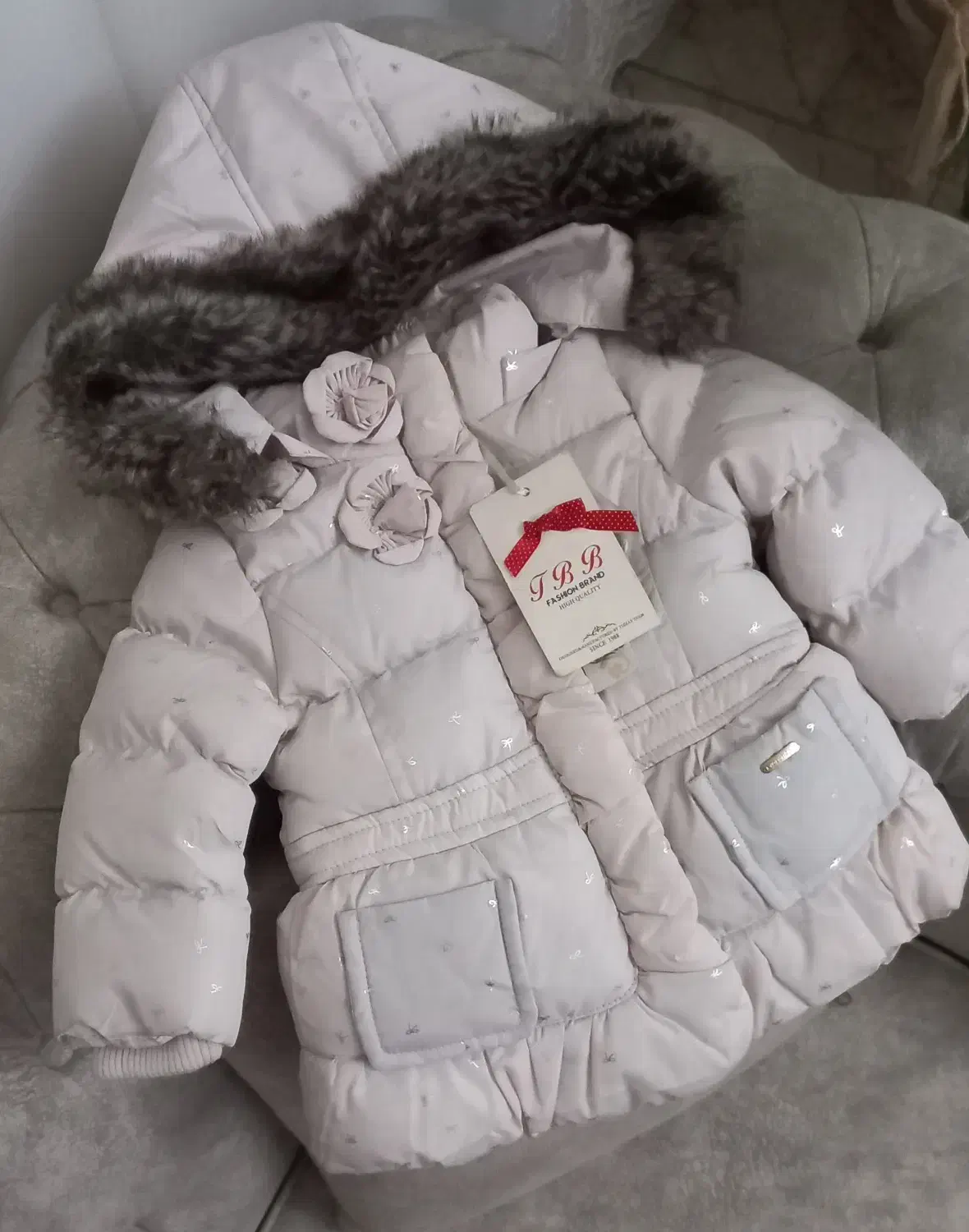 کاپشن دخترانه ( نوزادی )|کفش و لباس بچه|باسمنج, |دیوار