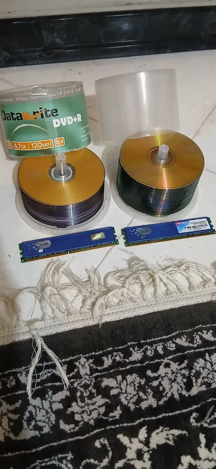 CD و DVD خام و رم DDR3 سی دی و دی و دی خام|قطعات و لوازم جانبی رایانه|پرند, فاز ۵|دیوار