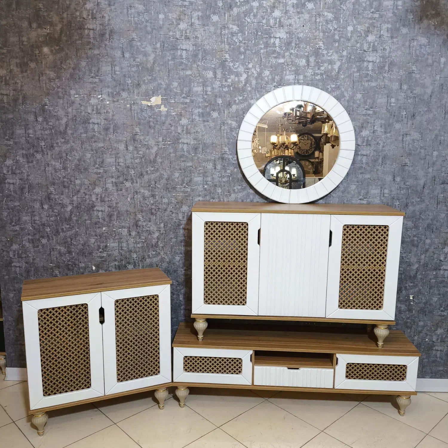 جاکفشی مدل حصیری و شکاری|جاکفشی، کمد، دراور|اسلامشهر, شهرک سعیدیه|دیوار