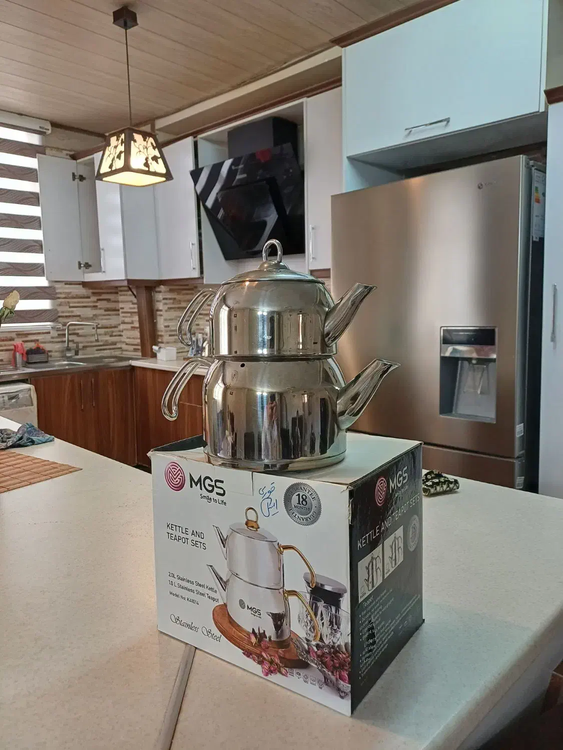 کتری قوری ست برند MGS ترک|قوری، کتری، قهوهساز دستی|فردیس, فردیس|دیوار