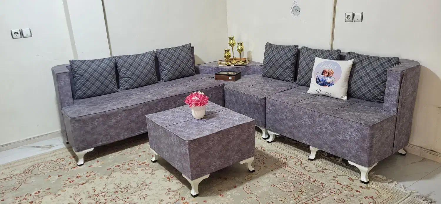 مبل ال درحدنو|مبلمان خانگی و میز عسلی|بوئین زهرا, |دیوار