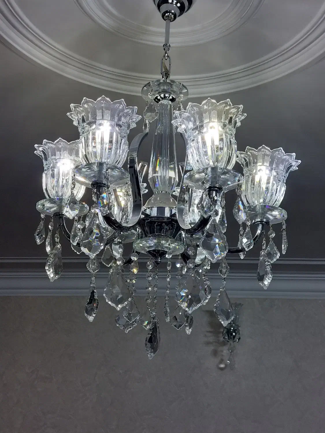 لوستر کریستال|لوستر و چراغ آویز|تهران, منیریه|دیوار