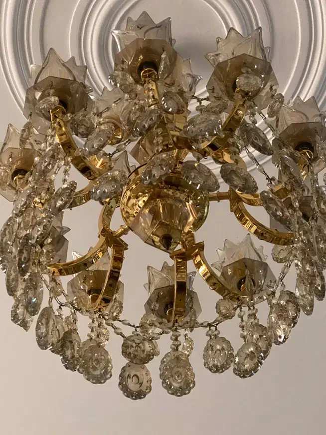 لوستر برنجی|لوستر و چراغ آویز|تهران, مسعودیه|دیوار