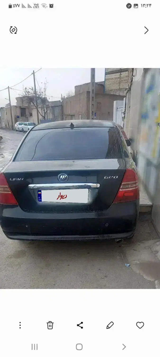 لیفان ۶۲۰ مشکی مدل ۹۱|خودرو سواری و وانت|نیشابور, خط کاشمر|دیوار