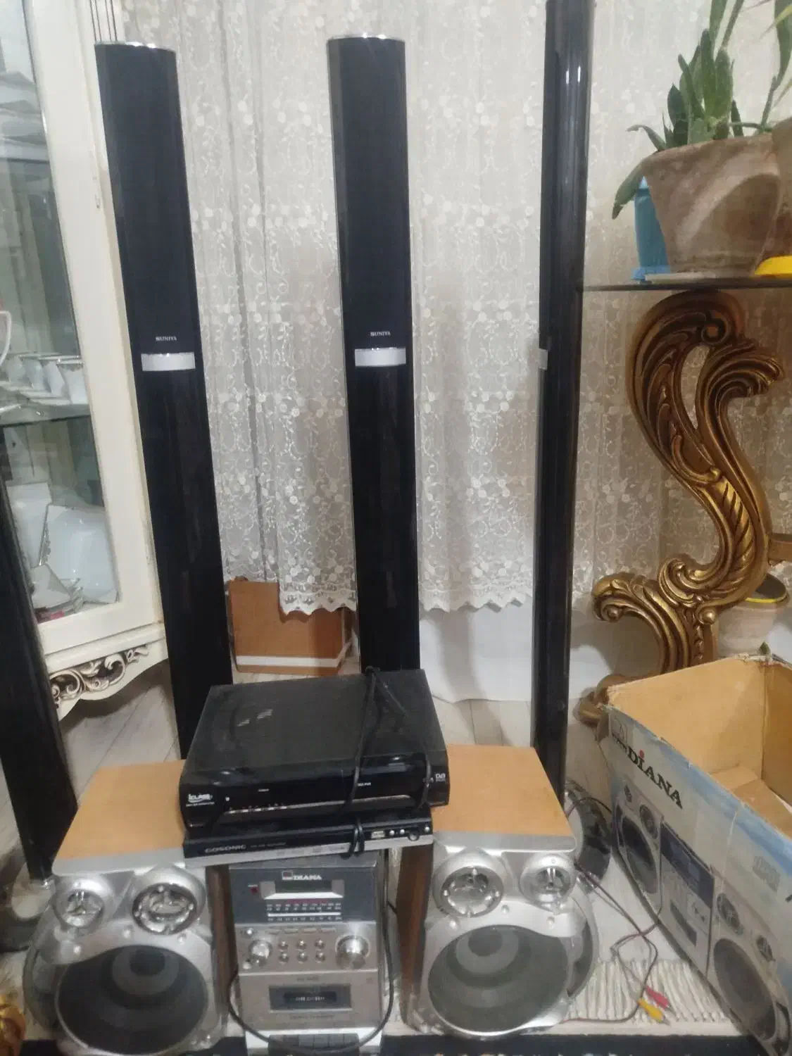 سینما خانواده وبانداضاف|سیستم صوتی خانگی|نیشابور, سرآب کوشک|دیوار