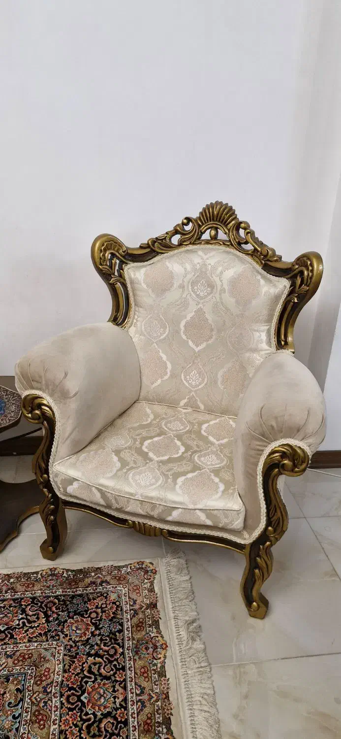 مبل استیل ۹ نفره|مبلمان خانگی و میز عسلی|ساری, |دیوار