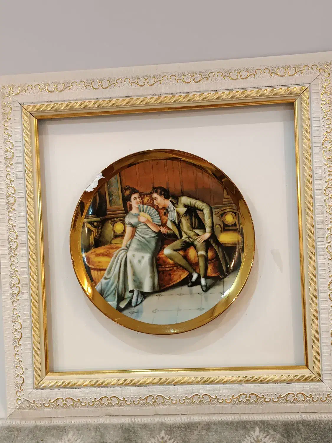 تابلو بشقاب.تابلو فرش. شمعدان هرمی .شمعدان سه تایی|تابلو، نقاشی، عکس|مشهد, خواجه ربیع|دیوار