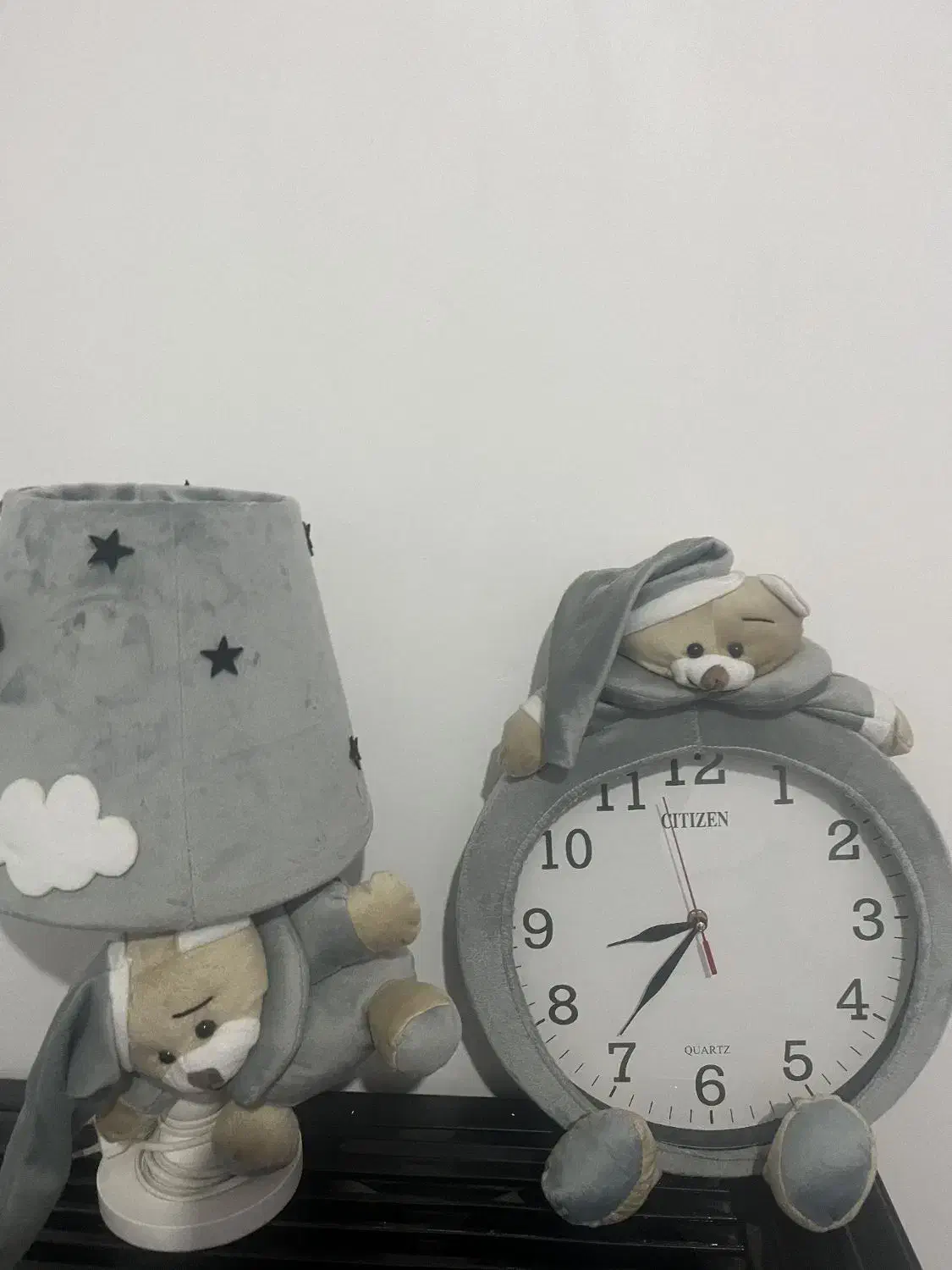 ساعت و آباژور کودک|چراغ خواب و آباژور|تاکستان, |دیوار