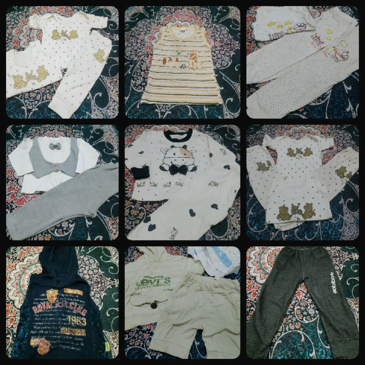 لباس پسرانه نوزادی تا ۲سال|لباس|مشهد, زیرکن|دیوار