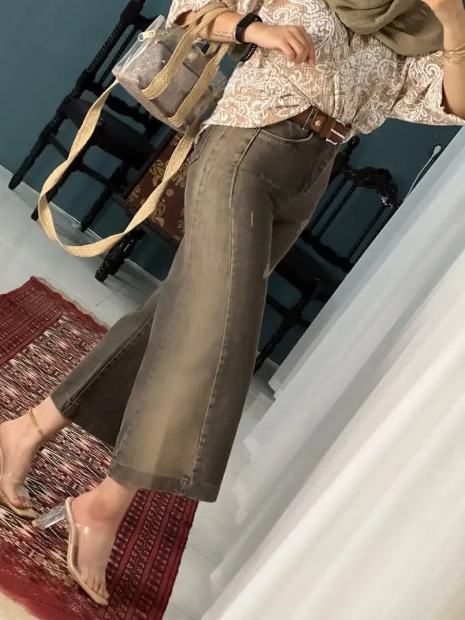 شلوار واید لگ شافل بگ جین اصلی نو سایز32|لباس|بهبهان, |دیوار