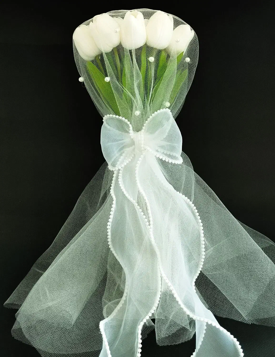 دسته گل عروس/ گل لاله لمسی|گل مصنوعی|مشهد, موسوی قوچانی|دیوار