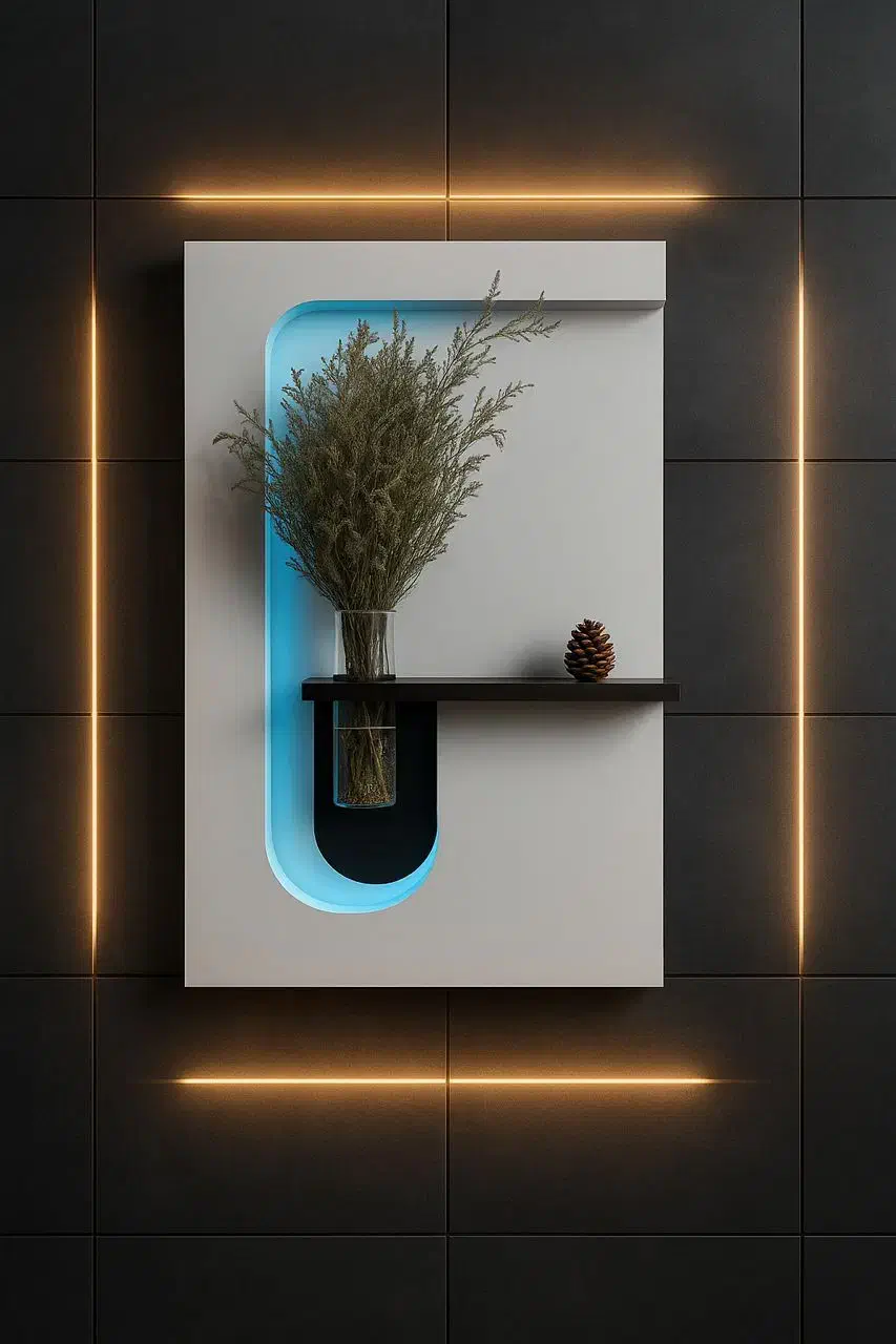 شلف دیواری زیبا و جذاب|کتابخانه، شلف، قفسه‌های دیواری|تهران, بازار|دیوار