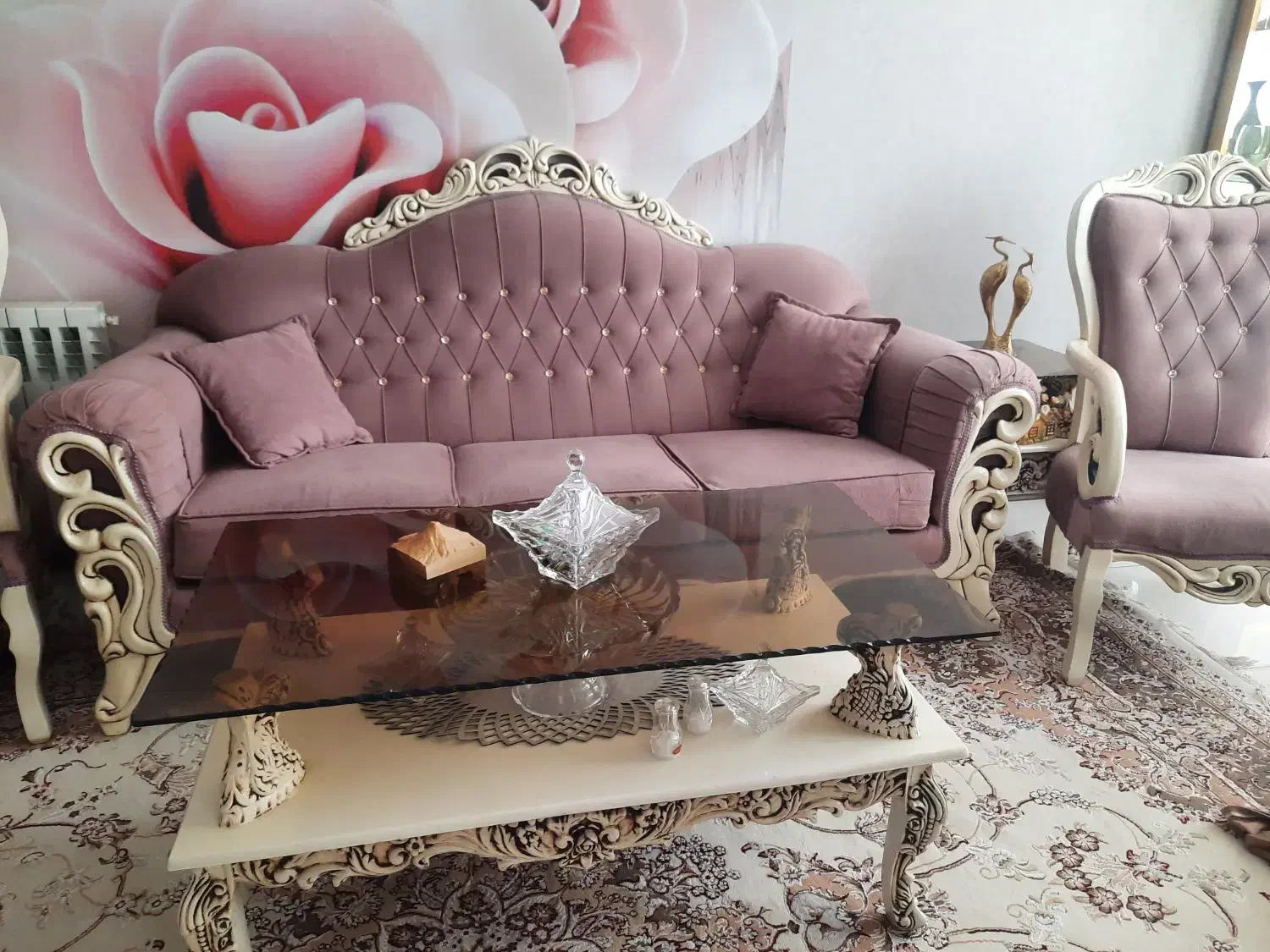 مبل استیل کاملا سالم|مبلمان خانگی و میز عسلی|گرمدره, |دیوار