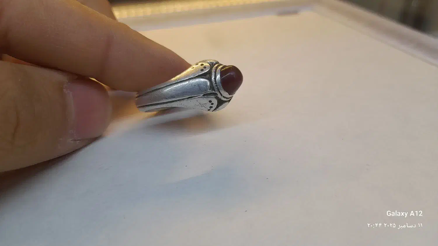 انگشتر عقیق یمنی کهنه دومهر|جواهرات|قنوات, |دیوار