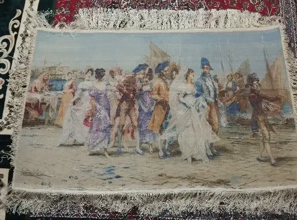 تابلو فرش دستباف عروس ونیز|تابلو فرش|کازرون, |دیوار