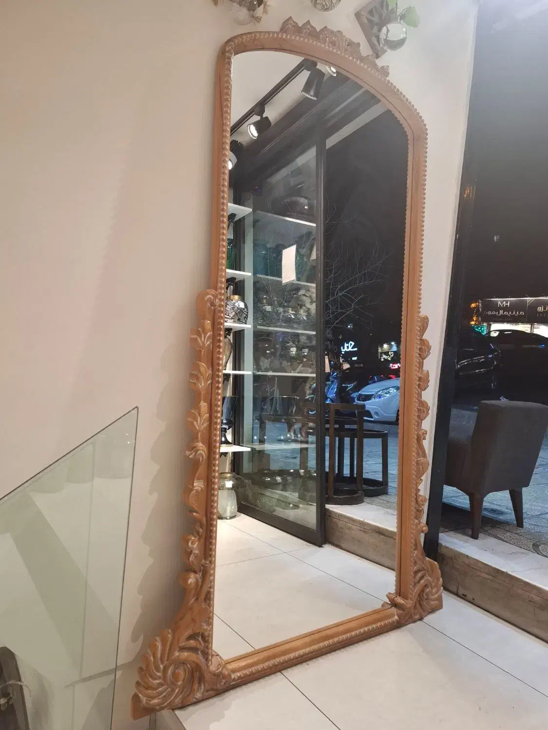 قاب آئینه تمام چوب ایتالیا (( نو ))|بوفه، ویترین، کنسول|تهران, علم و صنعت|دیوار