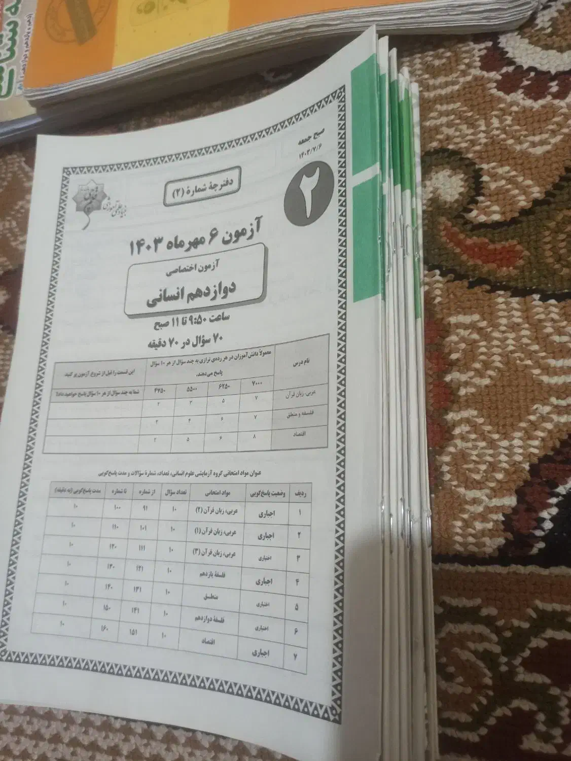 کتاب دوازدهم و کنکور انسانی|کتاب و مجله آموزشی|شیراز, منطقه هوایی شهید دوران|دیوار