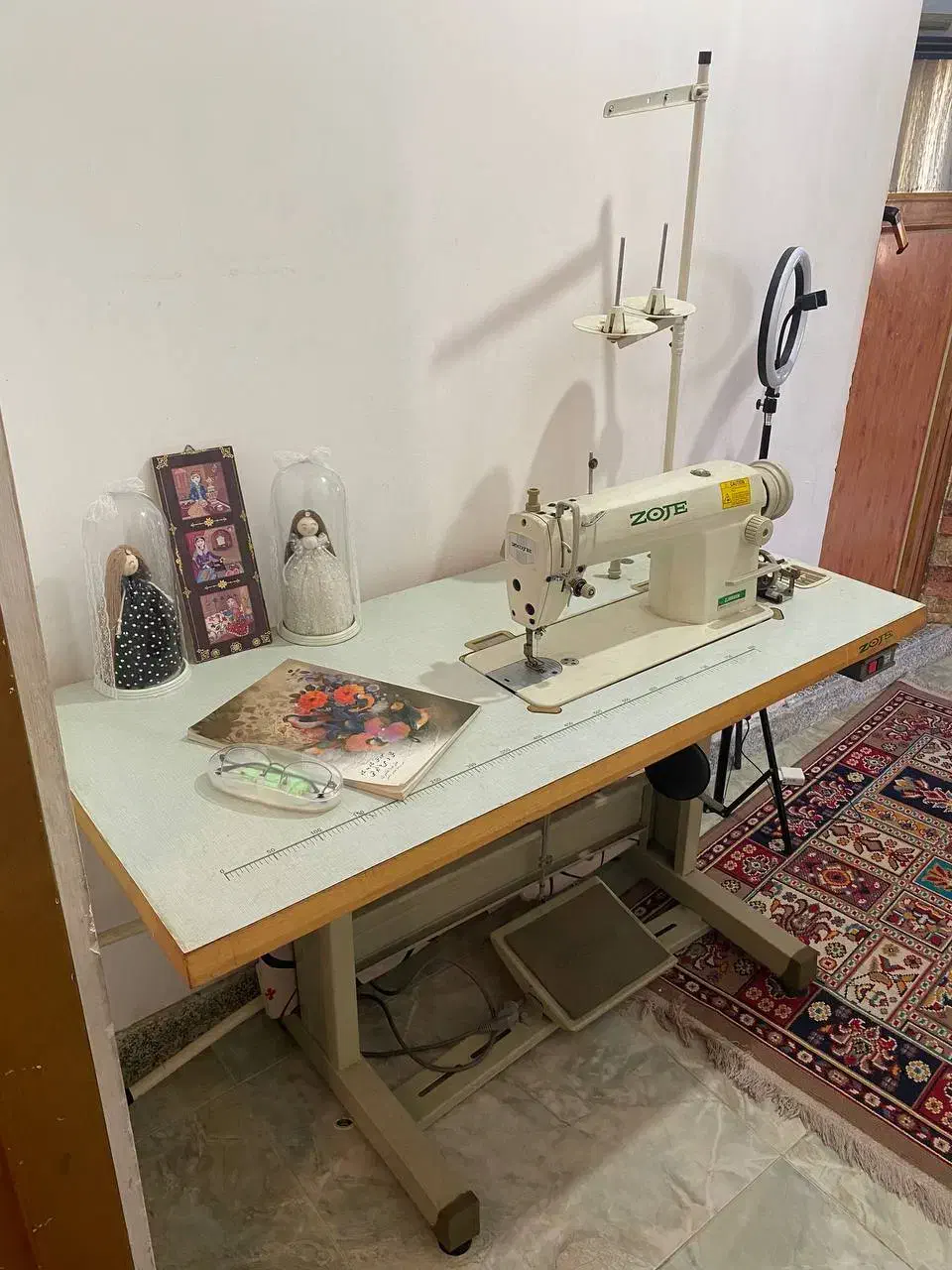 چرخ خیاطی حرفه ای|چرخ خیاطی و ریسندگی|ساری, |دیوار