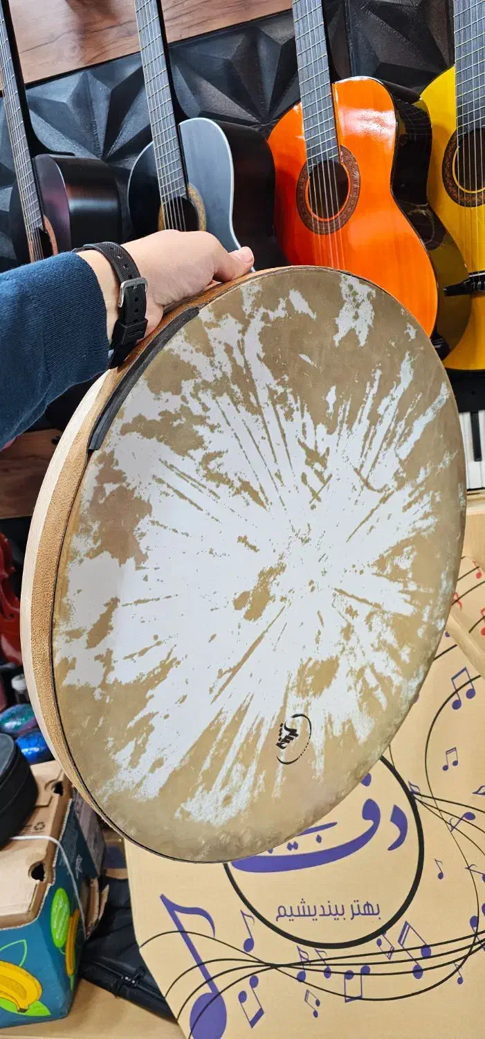 دف حبیبی|سازهای سنتی|محمدیه-قزوین, |دیوار