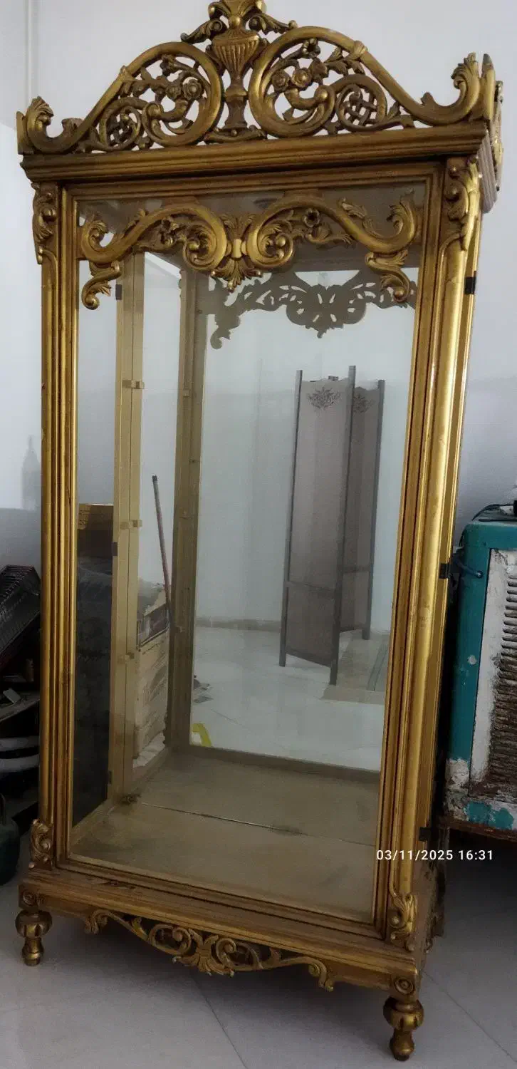 گنجه و بوفه چوبی|بوفه، ویترین، کنسول|شاندیز, |دیوار