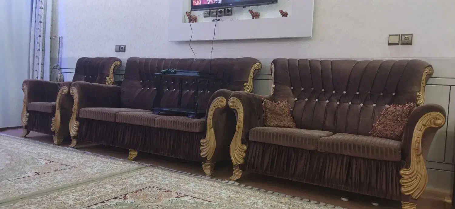 مبل هفت نفره|مبلمان خانگی و میز عسلی|نجفآباد, امیرآباد|دیوار