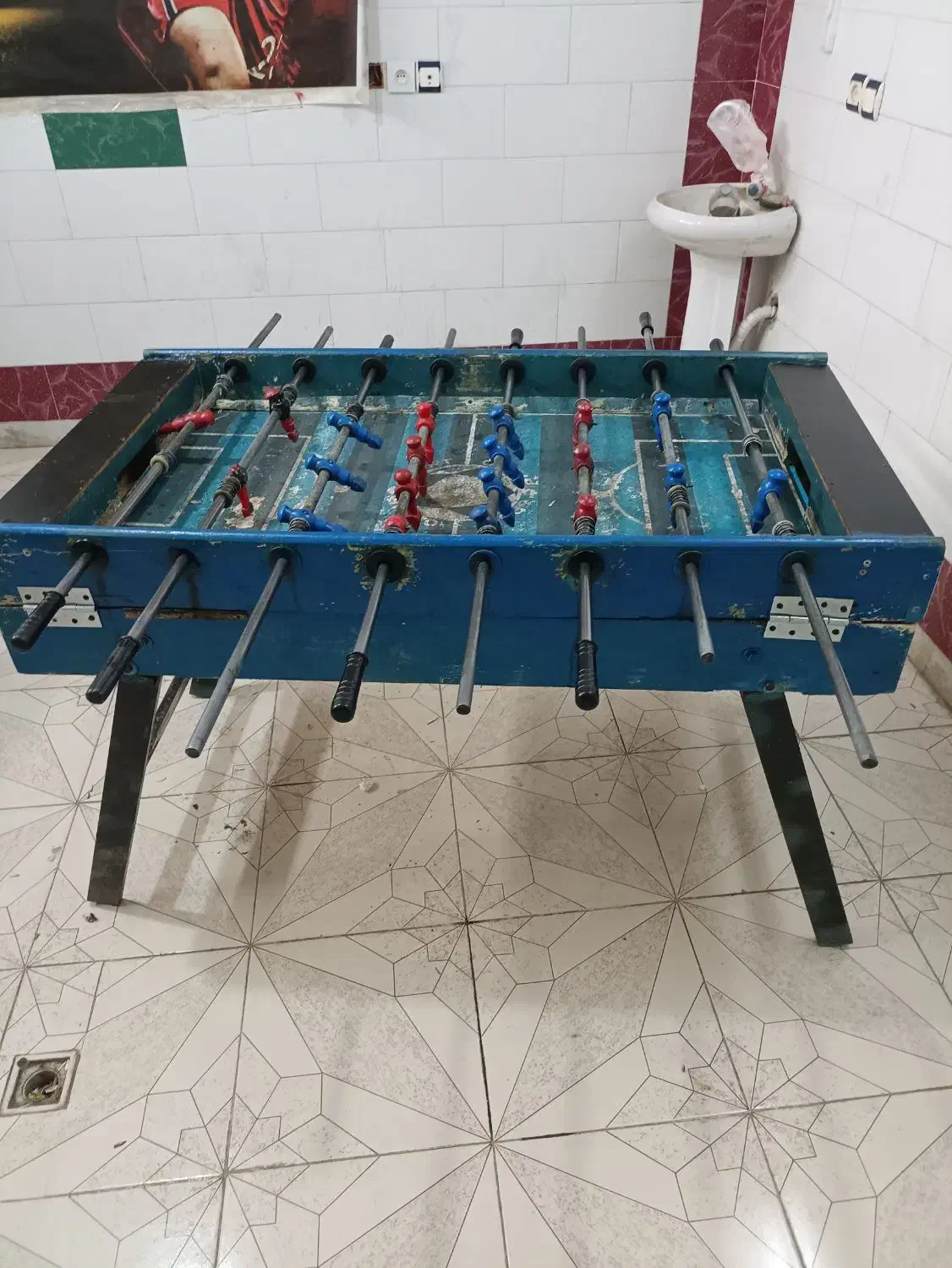 فوتبال دستی قدیمی|تجهیزات ورزشی|شال, |دیوار